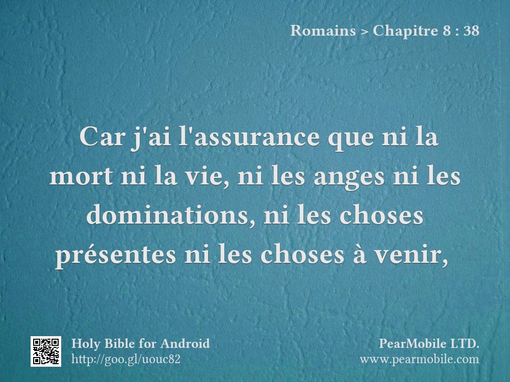 Romains, Chapitre 8:38